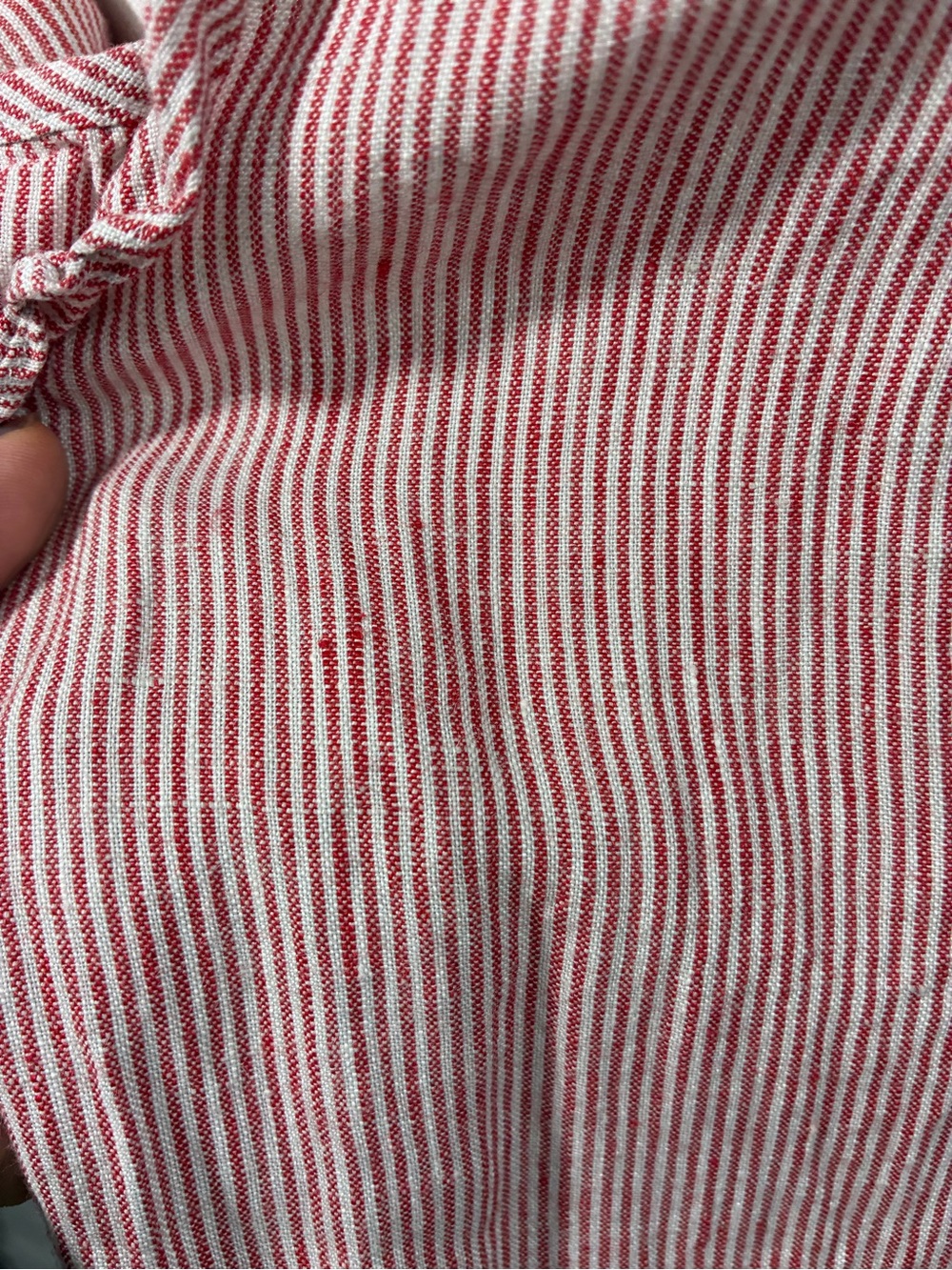 CYNTHIA ROWLEY LINEN STRIPPED DRESS - Picture 14 of 16